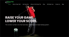 Desktop Screenshot of powertee.com